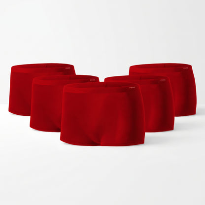 Sporty Safety Shorts (5 Pairs) - Fortune Red